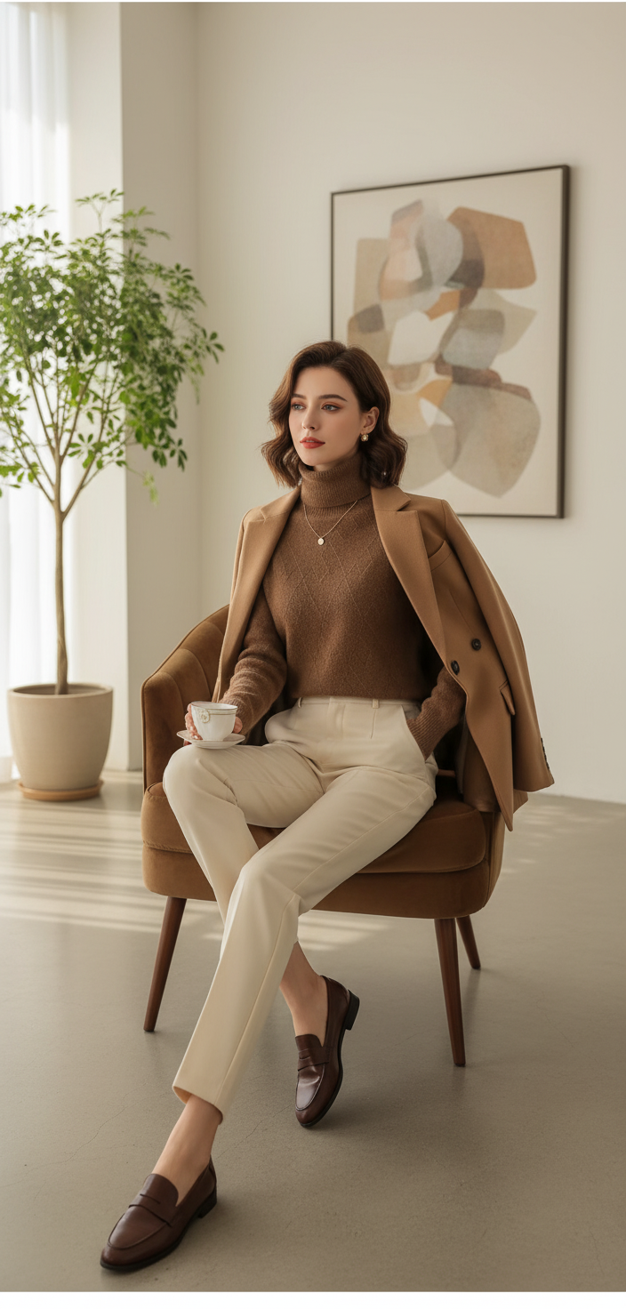 High Neck Sweater for Women