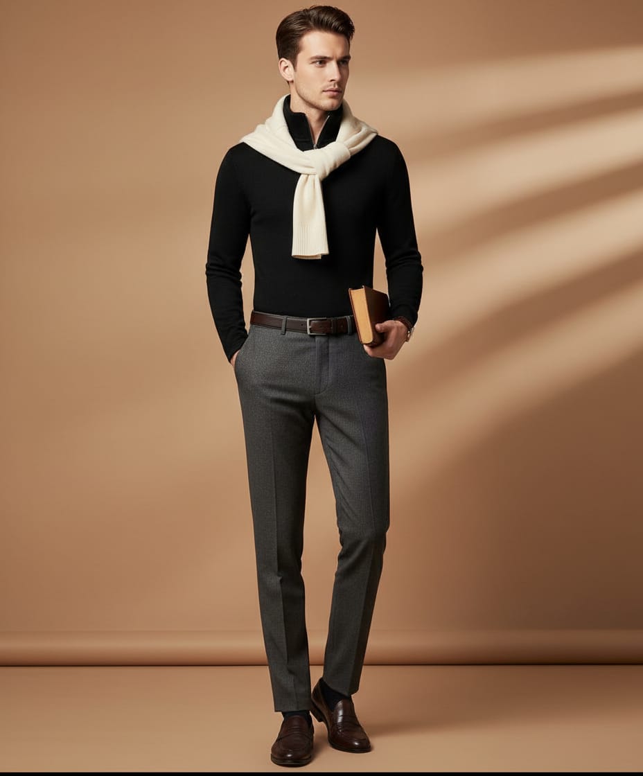 Men's High-Neck T-Shirt