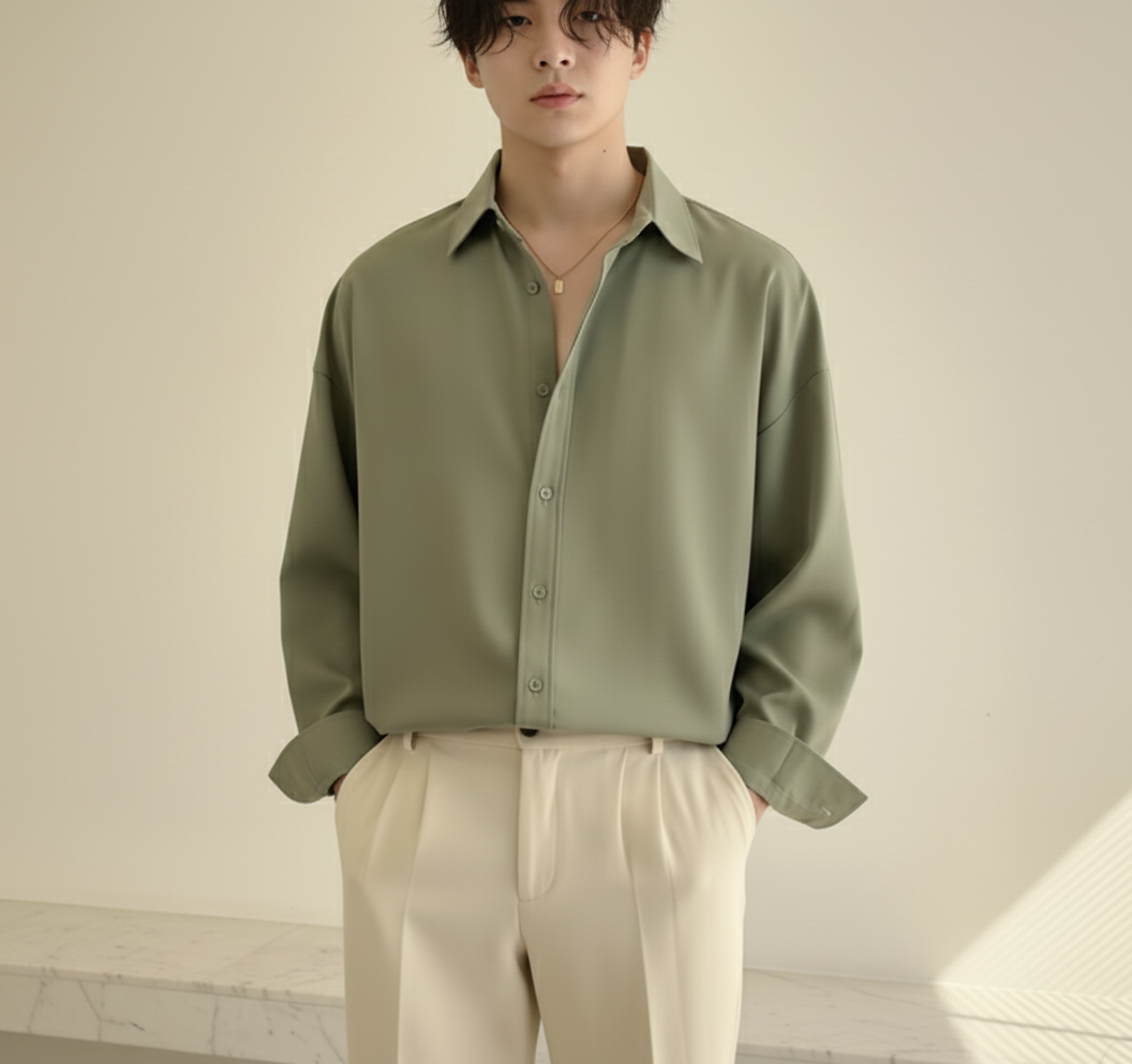 The Lanson Tencel Long-Sleeve Tee