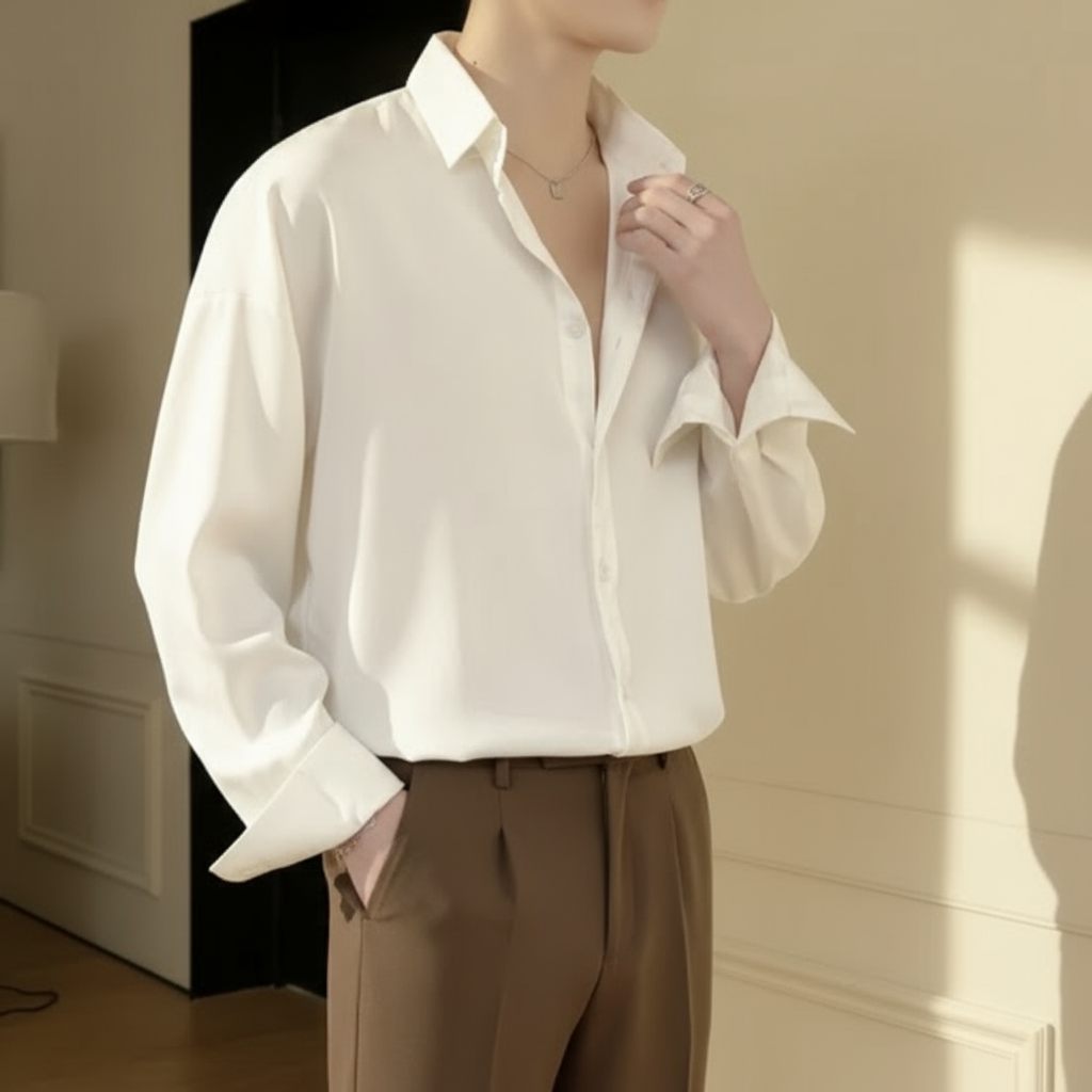 The Lanson Tencel Long-Sleeve Tee